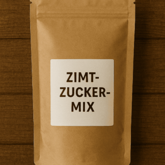 Zimt-Zucker-Mix von Zimtwirbel – handverpackt in Linz, perfekt abgestimmt mit Ceylon-Zimt und feinem Zucker